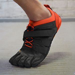 Vibram V-Train 2.0 Black/Orange Mens Training Shoes | India-710495